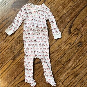 Lila and Hayes Parker Zipper Pajamas - Hot Cocoa Santa